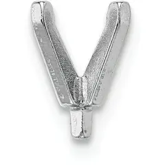 Platinum 4 Prong Emerald Cut Peg Setting 8x10mm