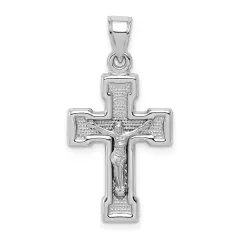 Sterling Silver Crucifix Charm Jewerly 29mm x 15mm