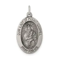 Sterling Silver Our Lady of Mt.carmel Medal