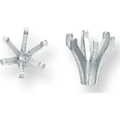 Platinum 6 Prong Round Tulip Base 8.8mm