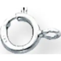 Platinum Spring Ring Clasp