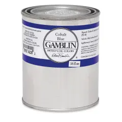 Gamblin Artist's Oil Color - Cobalt Blue, 16 oz Can