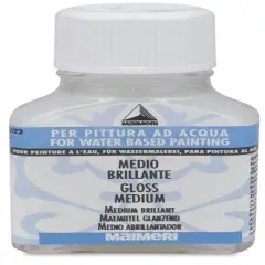 Maimeri Acrylic Polymer Medium - Gloss, 75 ml jar