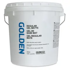Golden Regular Acrylic Gel Medium - Matte, 128 oz tub