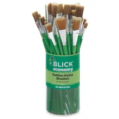 Blick Economy Golden Nylon Brush Set - Set of 60