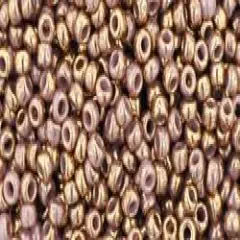 Toho 11/0 Round Japanese Seed Bead, TR11-1704, Gilded Marble Lavender