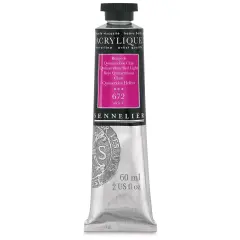 Sennelier Extra-Fine Artist Acryliques - Quinacridone Red Light, 60 ml tube