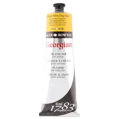 Daler-Rowney Georgian Oil Color - Cadmium Yellow Deep Hue, 225 ml tube