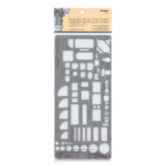 Chartpak Pickett Template - 1151i House Plan Fixture