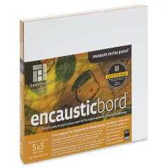 Ampersand Encausticbord - 5" x 5" x 7/8", Cradled