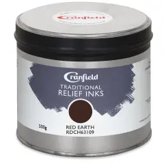 Cranfield Traditional Relief Ink - Red Earth, 500 g