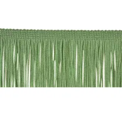 Belagio Chainette Fringe, 2" Wide, 10- Yard Bolt, Celadon Green