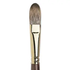 Winsor & Newton Monarch Mongoose Brush - Filbert, Long Handle, Size 14