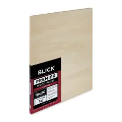 Blick Premier Wood Panel - 16" x 20", 7/8" Traditional Profile, Cradled