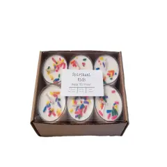 Happy Birthday Natural Soy Wax Tealights Hand Poured with Fragrant/Essential Oils! Birthday Candles!