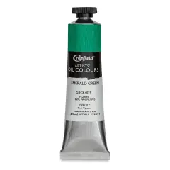 Cranfield Artists' Oils - Emerald Green, 40 ml, Tube