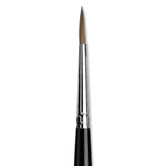 Da Vinci Maestro Kolinsky Sable Brush - Round, Short Handle, Size 4