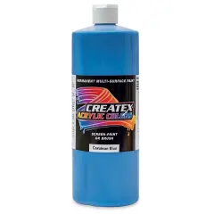 Createx Acrylics - Cerulean Blue, Quart