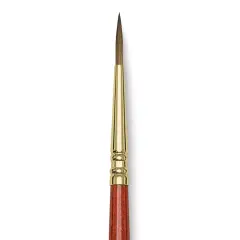 Blick Master Kolinsky Sable Brush - Pointed Round, Short Handle, Size 2