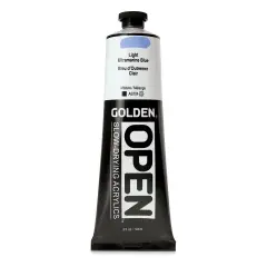 Golden Open Acrylics - Light Ultramarine Blue, 5 oz Tube