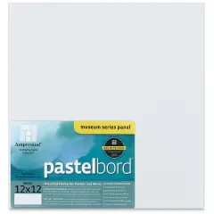 Ampersand Pastelbord Panel - 12" x 12", 1/8" Profile, White