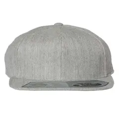Flexfit&reg; Snapback Cap for Style and Comfort Heather Grey