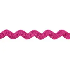 Belagio Medium Ric Rac Trim, 0.75" Wide, 25-Yard Bolt, Hot Pink