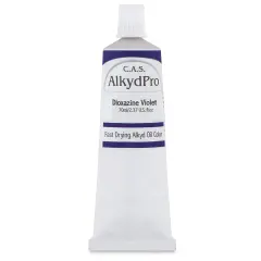 CAS AlkydPro Fast-Drying Alkyd Oil Color - Dioxazine Violet, 70 ml tube