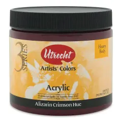 Utrecht Artists' Acrylic Paint - Alizarin Crimson Hue, Pint