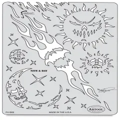 Iwata Artool Freehand Template - Son of Skull Master Nite & Day