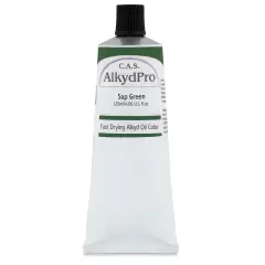CAS AlkydPro Fast-Drying Alkyd Oil Color - Sap Green, 120 ml tube