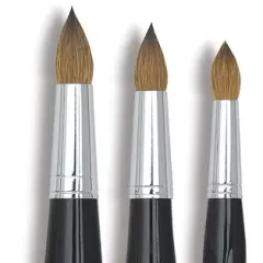 Da Vinci Ussuri Red Sable Brush Set - Round, Set of 3