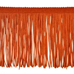 Belagio Chainette Fringe, 4" Wide, 10-Yard Bolt, Dark Brick