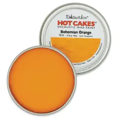 Enkaustikos Hot Cakes Encaustic Paint - Bohemian Orange, 45 ml tin