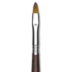 Escoda Prado Tame Synthetic Brush - Bright, Short Handle, Size 8