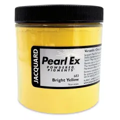 Jacquard Pearl-Ex Pigment - 4 oz, Bright Yellow, Jar