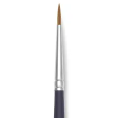 Winsor & Newton Artists' Kolinsky Sable Watercolor Brush - Round, Short Handle, Size 1
