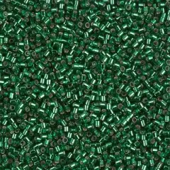 Miyuki Delica Bead 15/0, DBS0148, Silver Lined Emerald