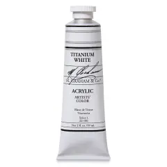 M. Graham Artists' Acrylics - Titanium White, 2 oz tube