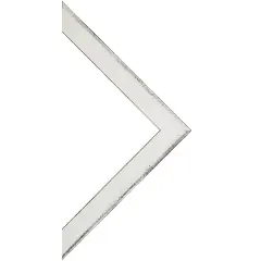 Blick Sierra Wood Frame - 8" x 10" x 1/2", Aged White