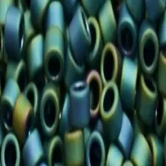 Toho Aiko Cylinder Seed Bead - TB-0706 - Matte Color Iris Teal