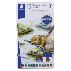 Staedtler Tinted Watercolor Pencils - Set of 12