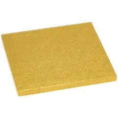 8" Square Gold Foil Cake Board 5ct