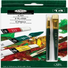 Royal & Langnickel Essentials Oil (12ml) & Brush Set-14/Pkg