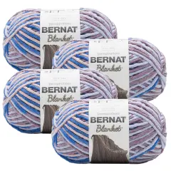 (Pack of 4) Bernat Blanket Big Ball Yarn-Dappled Showers