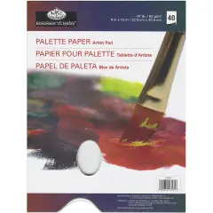 Royal Langnickel essentials(TM) Palette Artist Paper Pad-9"X12", 40 Sheets