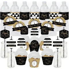 Big Dot of Happiness New Year&rsquo;s Eve - Gold - New Years Eve Party Favors and Cupcake Kit - Fabulous Favor Party Pack - 100 Pieces