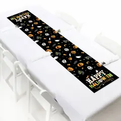 Big Dot of Happiness Jack-O'-Lantern Halloween - Petite Kids Halloween Party Paper Table Runner - 12 x 60 inches