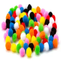 CousinDIY Pom-Poms 10mm 100/Pkg Multi