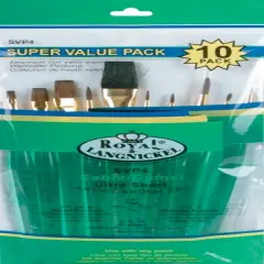 Royal&Langnickel(R) Ultra Short Sable/Camel Super Value Pack-10/Pkg
